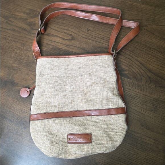 Lucky Brand Handbags - Lucky Brand Beige Kenya Tote Est. 1990 100% Cotton RN100583‎